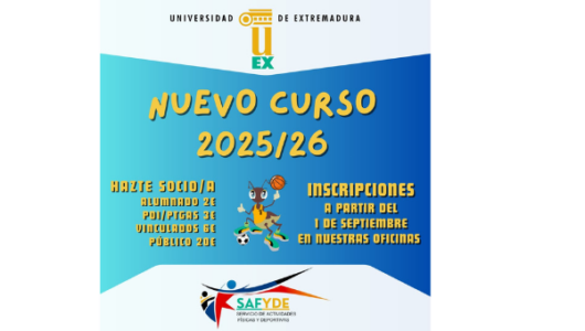 INSCRIPCIÓN COMO SOCIO SAFYDE