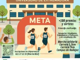 II CARRERA SOLIDARIA UEX – 1 DE NOVIEMBRE