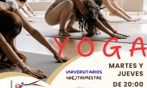 ÚLTIMAS PLAZAS LIBRES – YOGA BADAJOZ